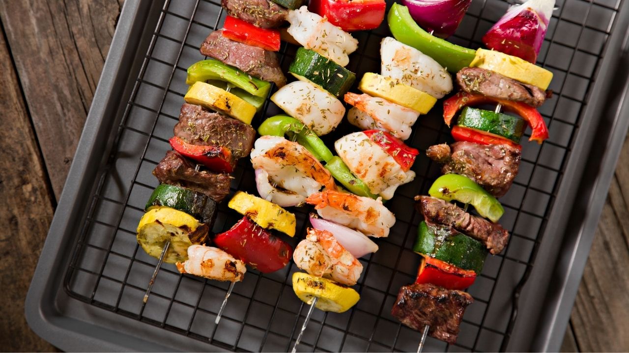 how to broil shish kabobs in the oven