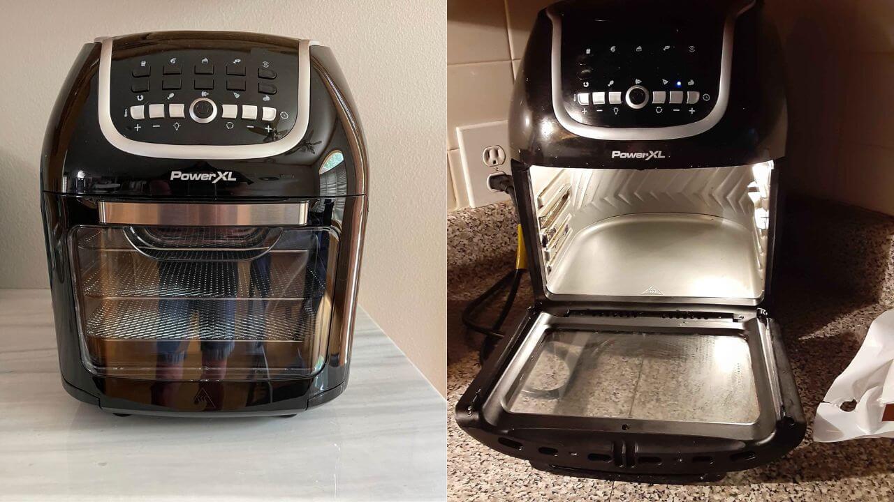 how to clean power xl air fryer oven